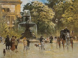 Kemperplatz, Old Berlin, 1889 by Julius Jacob